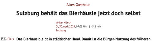 Artikel BZ 30.04.24