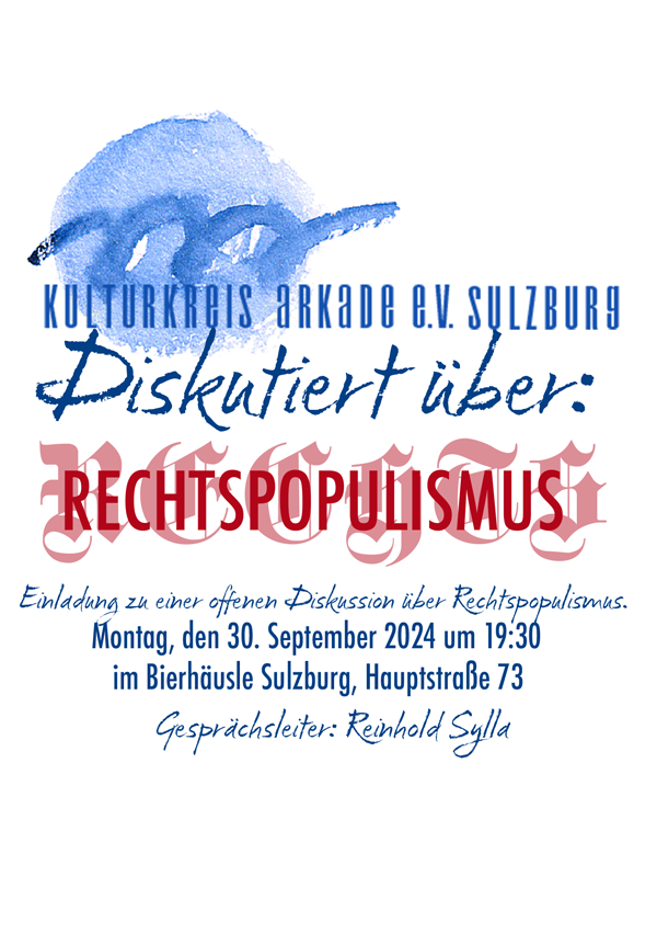 Arkade diskutiert ber Rechtspopulismus